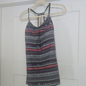 Kona Sol Multicolor Striped Swim Camisole